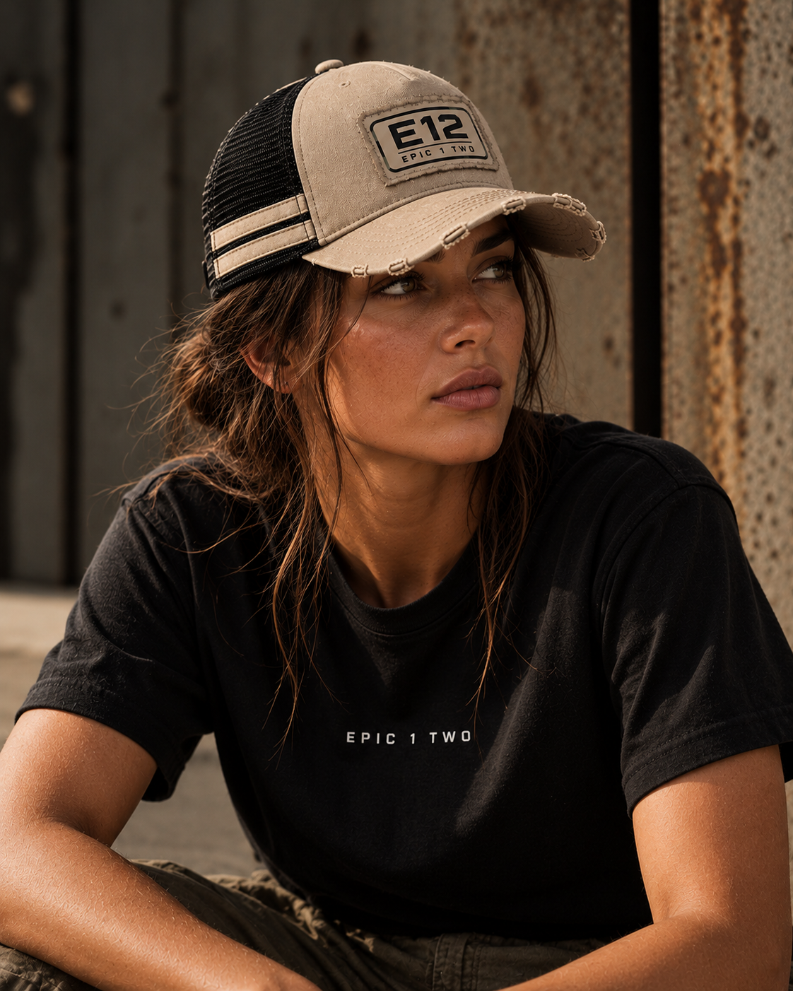 Desert Vintage Camo Trucker