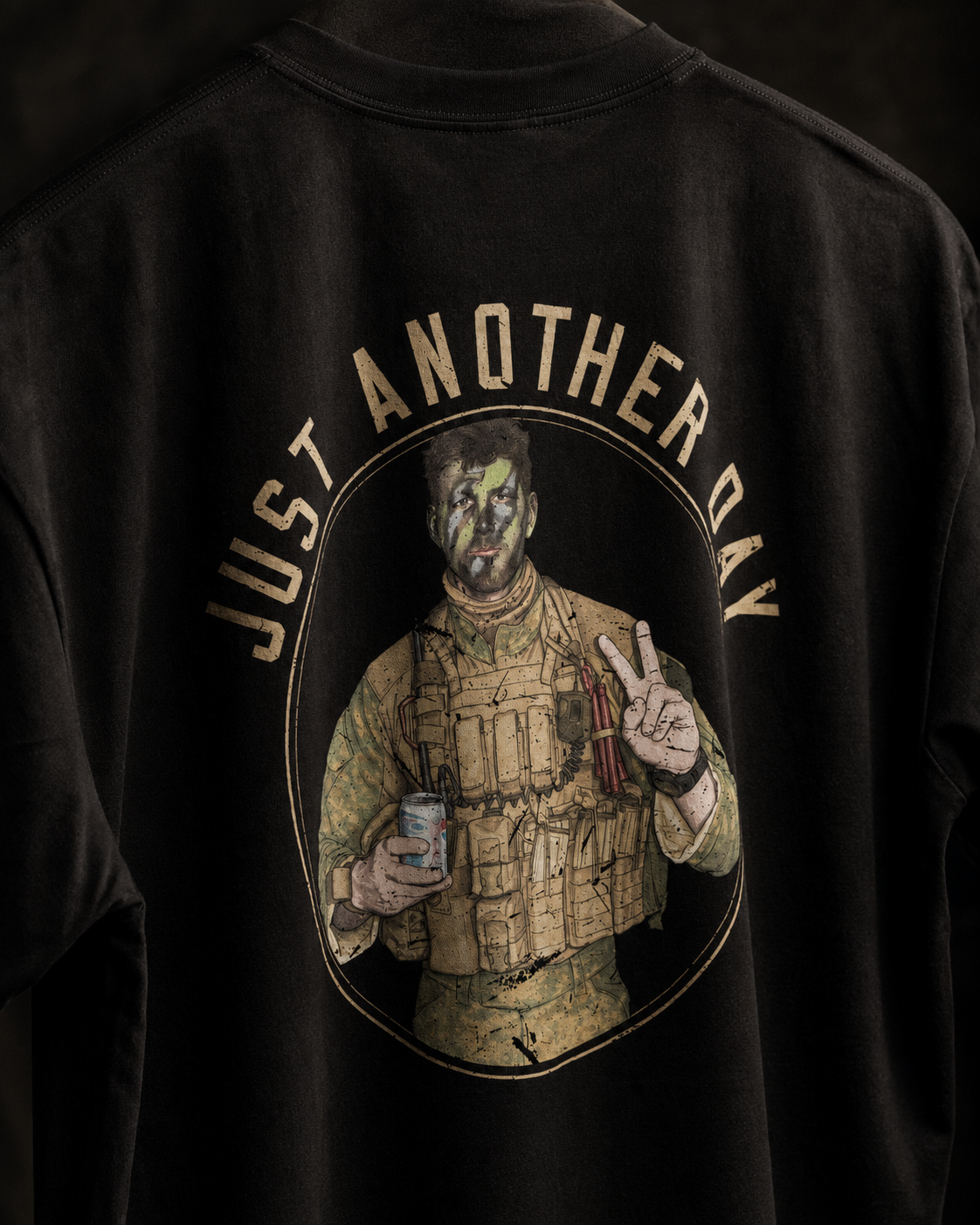 Just Another Day Graphic Tee - Black