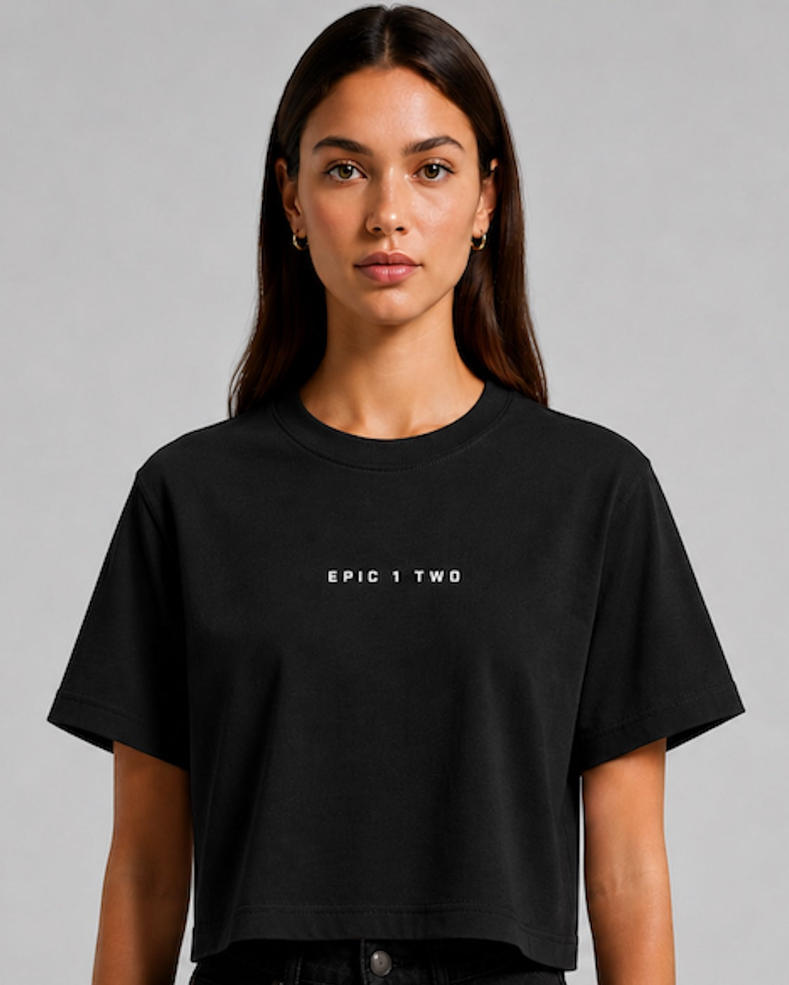 Womens Represent Tee - Black