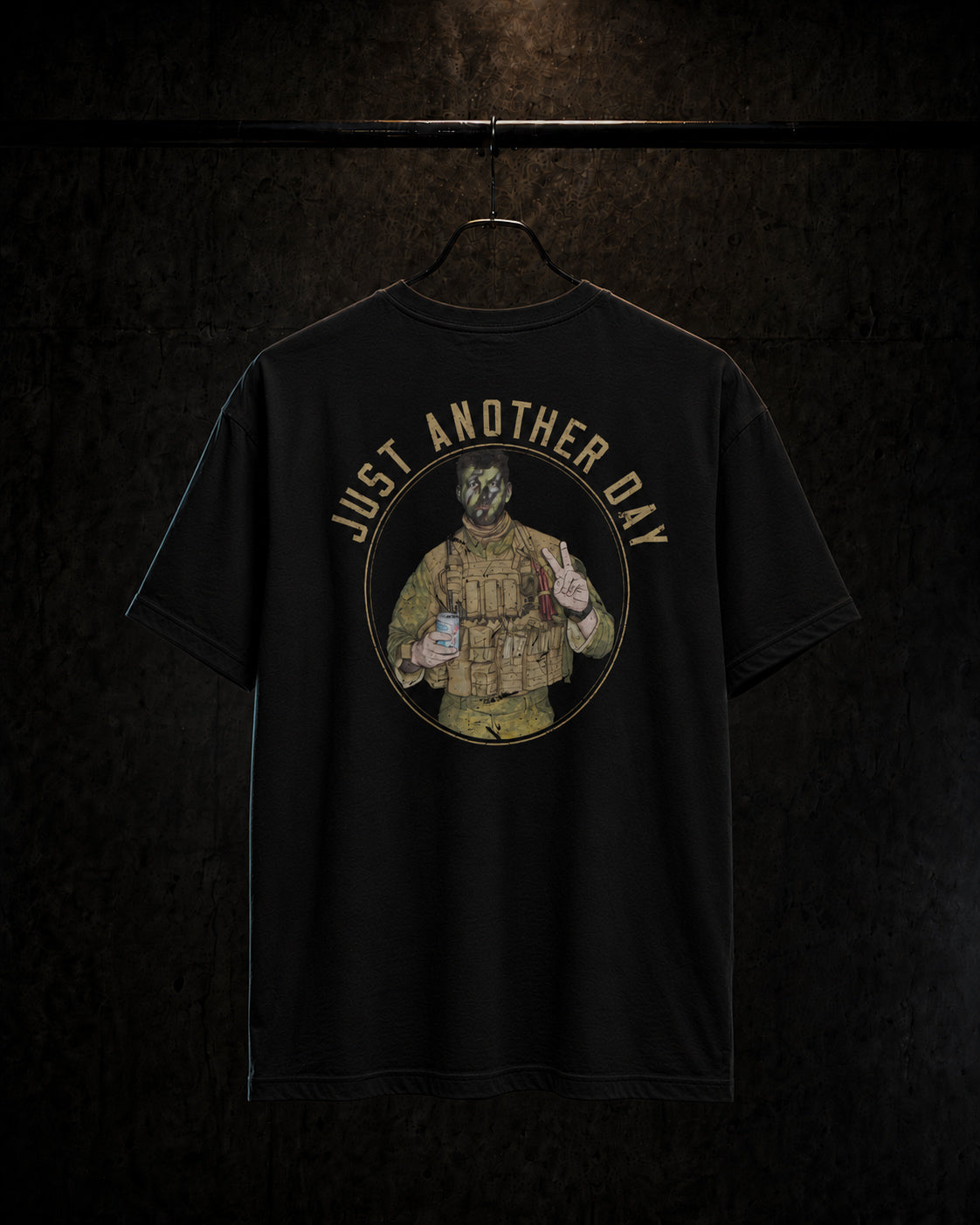 Just Another Day Graphic Tee - Black