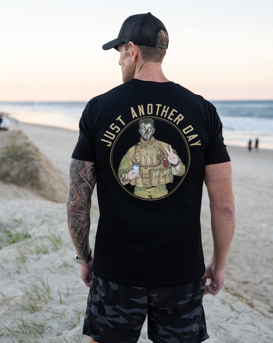 Just Another Day Graphic Tee - Black