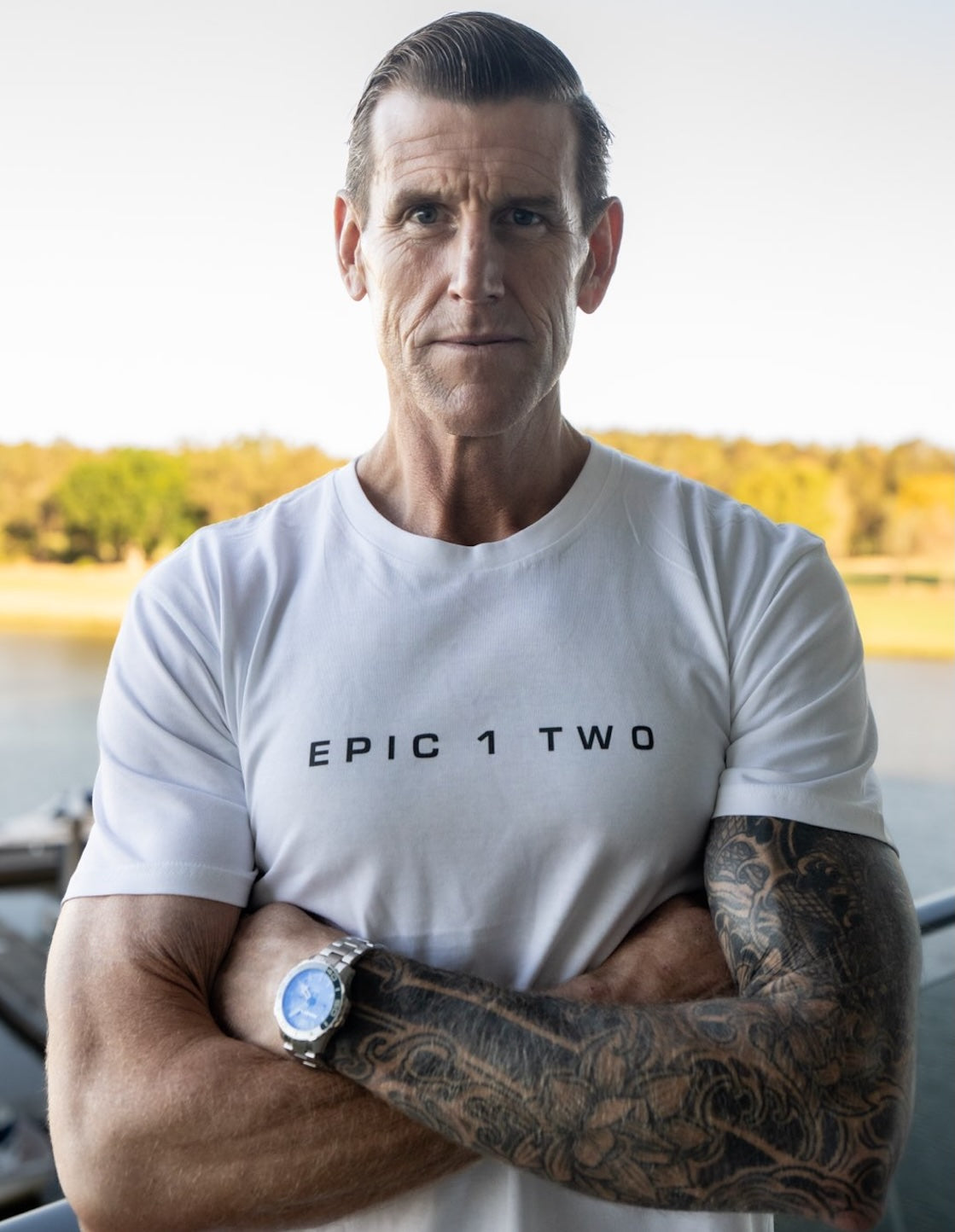 E12 Represent Tee - White
